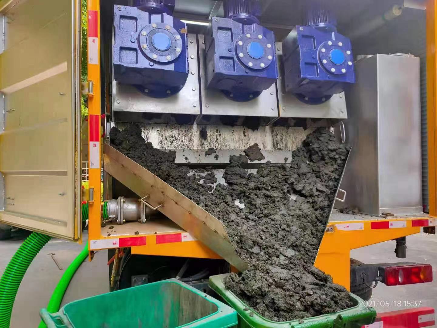 高平化粪池清掏城市维护站-泥浆净化干湿分离处理